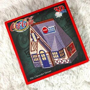 Vintage Coca-Cola 'The Chowder House' 3D Collectible Foam Puzzle
